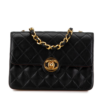 Top Quality Chanel Mini Quilted Lambskin CC Single Flap (SHG-RoKQI5)