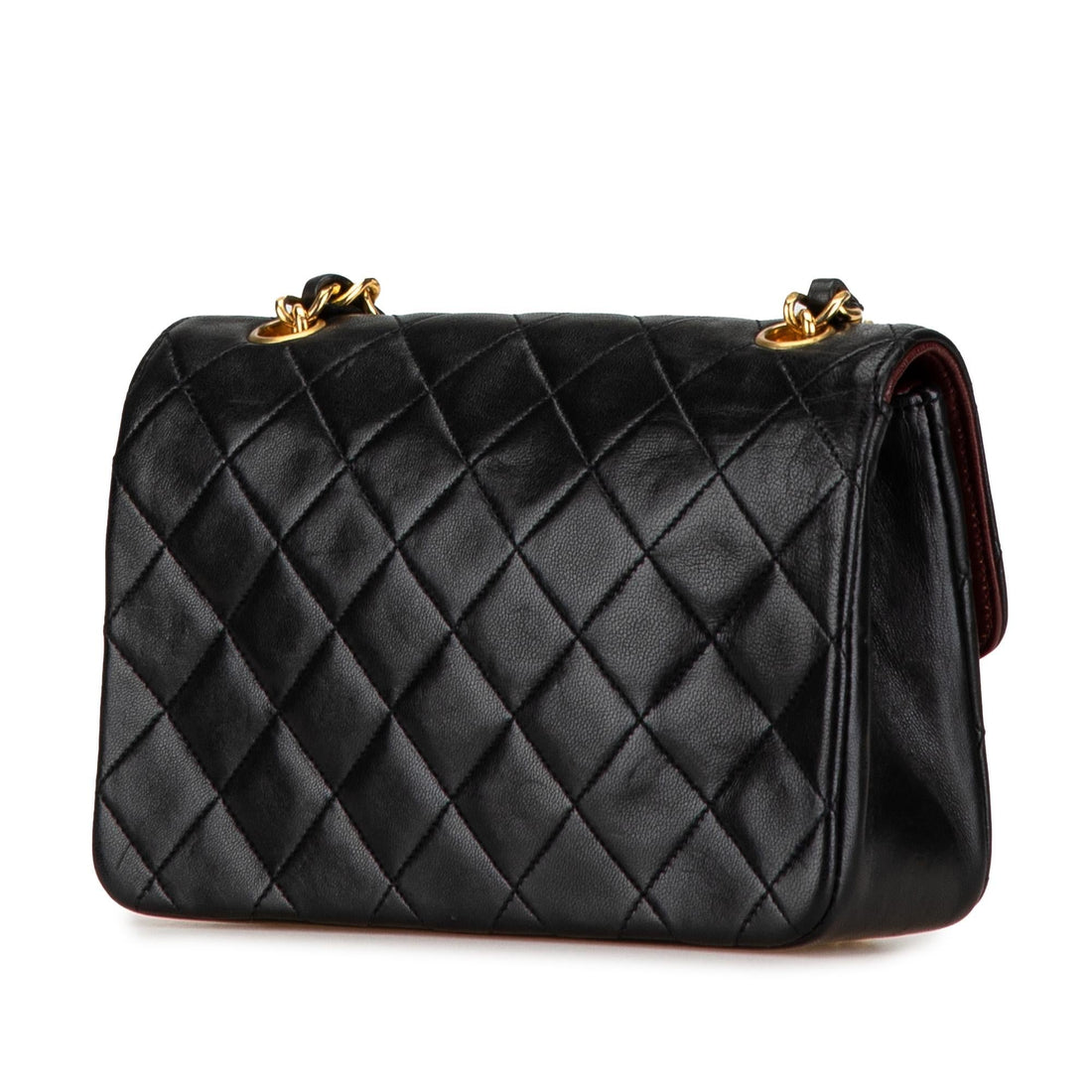 Top Quality Chanel Mini Quilted Lambskin CC Single Flap (SHG-RoKQI5)