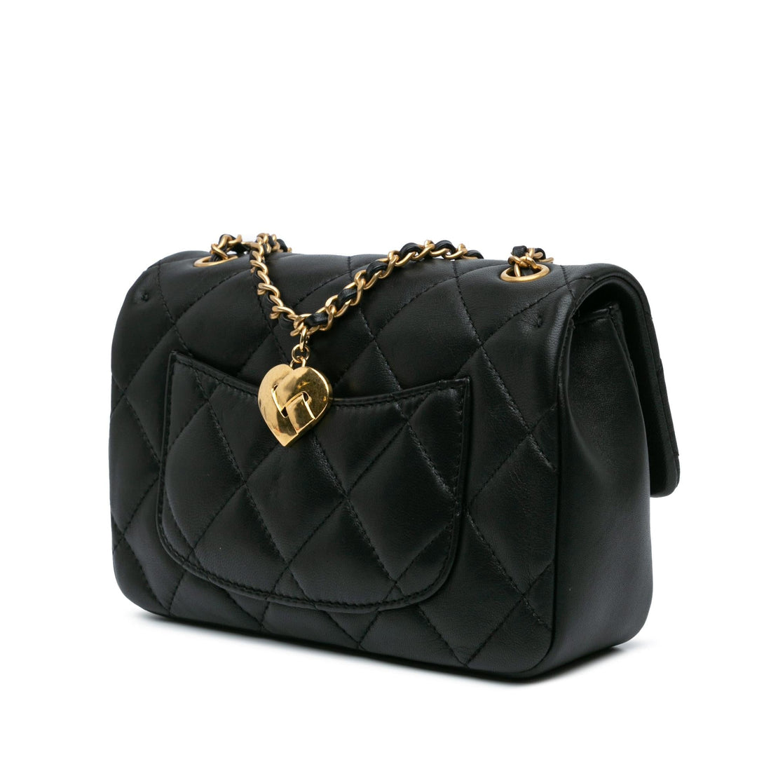 Top Quality Chanel Mini Quilted Lambskin Heart Charms Flap (SHG-8hWUGQ)