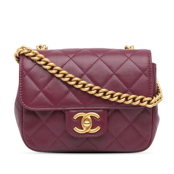 Top Quality Chanel Mini Quilted Lambskin Single Flap (SHG-djjzp4)