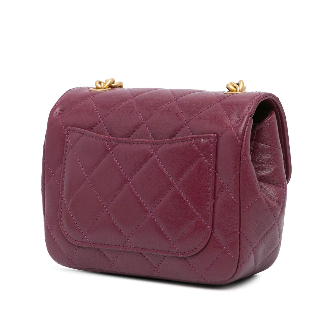 Top Quality Chanel Mini Quilted Lambskin Single Flap (SHG-djjzp4)