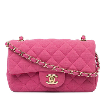 Top Quality Chanel Mini Rectangular Classic Jersey Single Flap (SHG-WDZmmq)