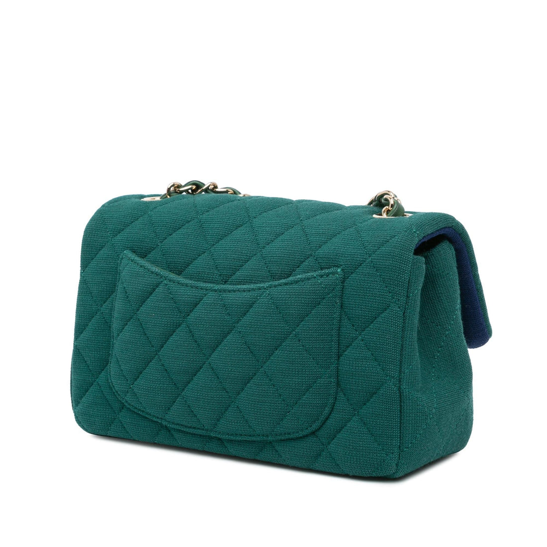 Top Quality Chanel Mini Rectangular Classic Jersey Single Flap (SHG-M57Mcm)
