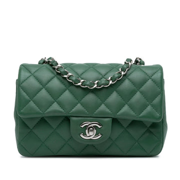Top Quality Chanel Mini Rectangular Classic Lambskin Single Flap (SHG-VkUtVQ)
