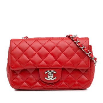 Top Quality Chanel Mini Rectangular Classic Lambskin Single Flap (SHG-gDFOLY)