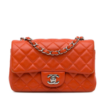 Top Quality Chanel Mini Rectangular Classic Lambskin Single Flap (SHG-ivLQsv)