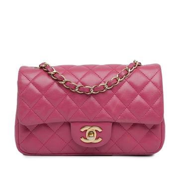 Top Quality Chanel Mini Rectangular Classic Lambskin Single Flap (SHG-dNNE0j)