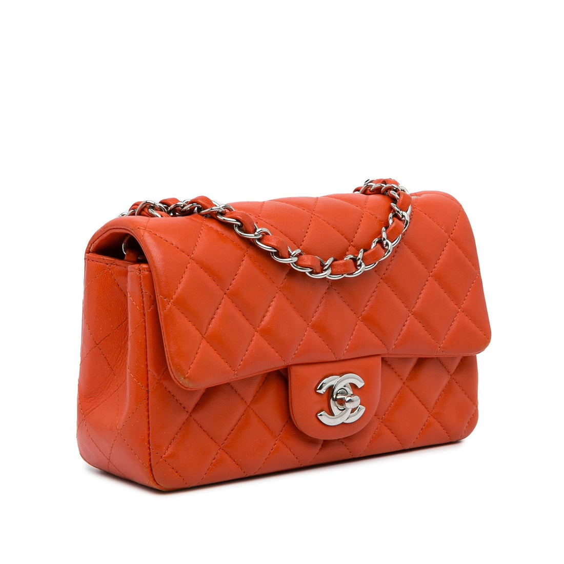 Top Quality Chanel Mini Rectangular Classic Lambskin Single Flap (SHG-u2n6vr)