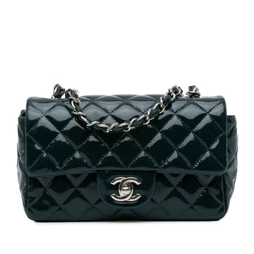 Top Quality Chanel Mini Rectangular Classic Patent Single Flap (SHG-TPwrWV)