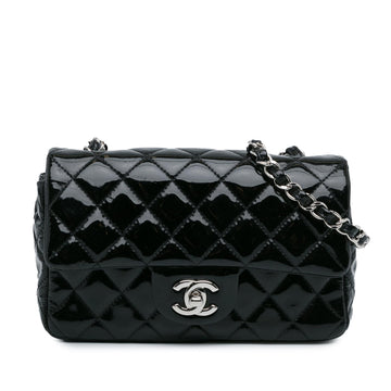 Top Quality Chanel Mini Rectangular Classic Patent Single Flap (SHG-H2RONy)