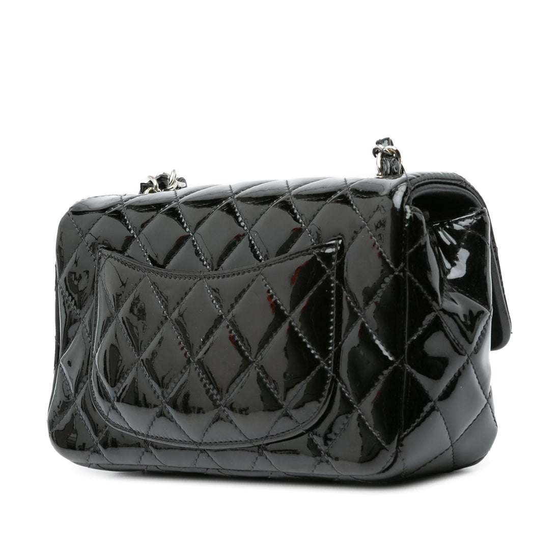 Top Quality Chanel Mini Rectangular Classic Patent Single Flap (SHG-zYcSdt)