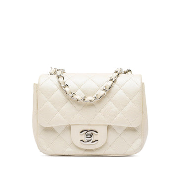 Top Quality Chanel Mini Square Classic Caviar Single Flap (SHG-q4SPFg)