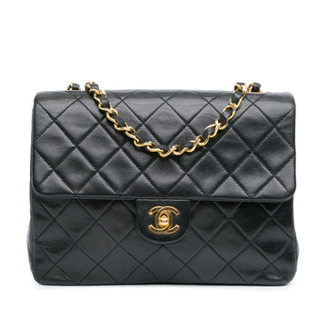 Top Quality Chanel Mini Square Classic Lambskin Leather Single Flap Bag (SHG-hqpiJu)