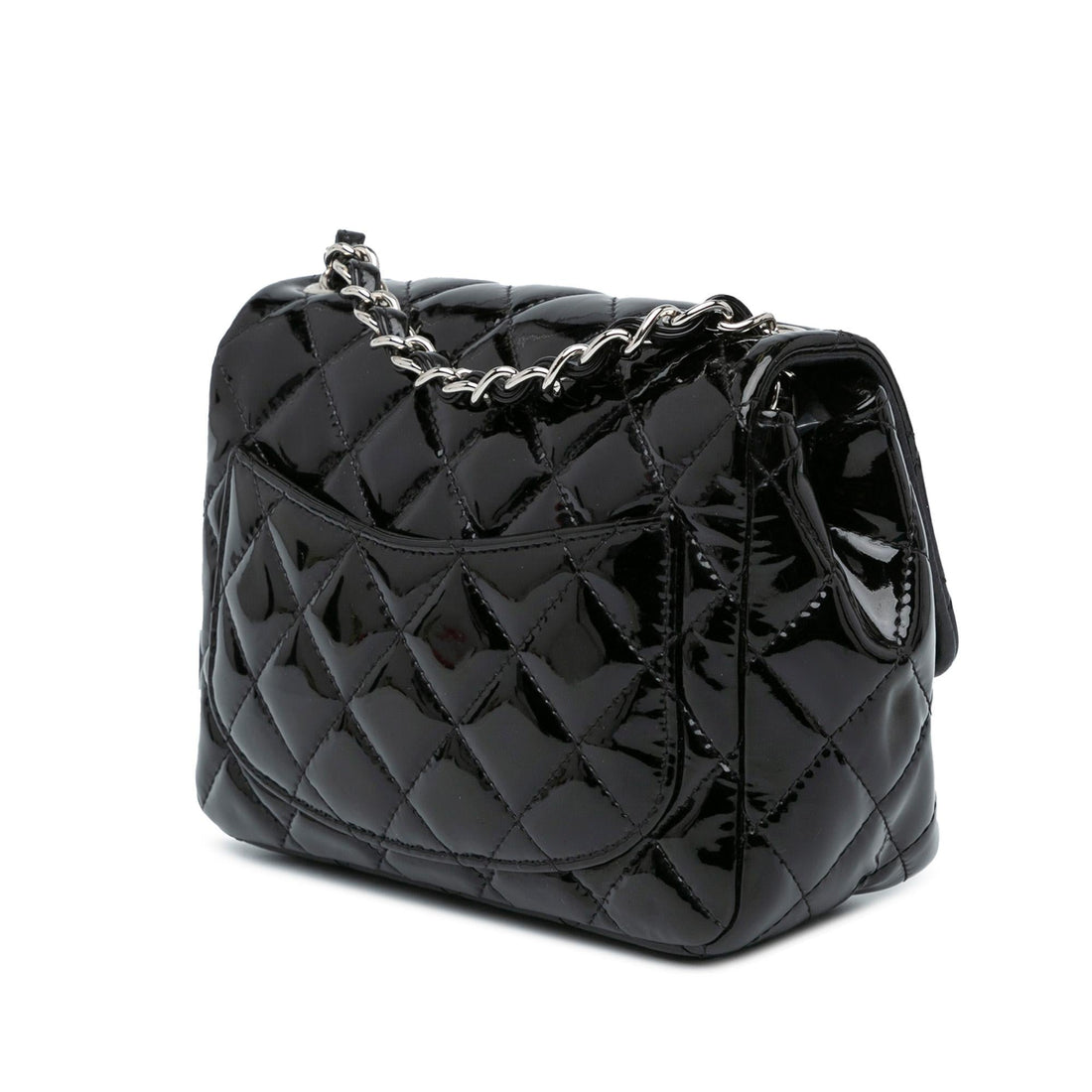 Top Quality Chanel Mini Square Classic Patent Single Flap (SHG-0hjZ92)
