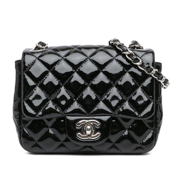 Top Quality Chanel Mini Square Classic Patent Single Flap (SHG-7MoAcw)