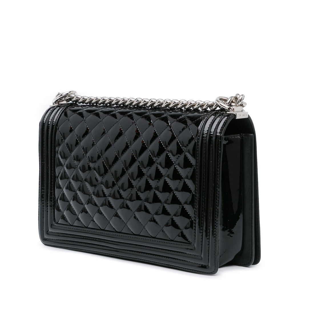 Top Quality Chanel New Medium Patent Boy Flap (SHG-eFB4ww)