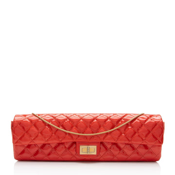Top Quality Chanel Patent Leather 2.55 Reissue E/W Clutch (SHF-Og65LE)