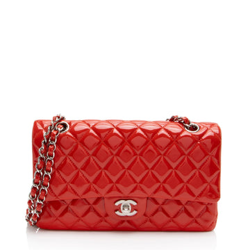 Top Quality Chanel Patent Leather Classic Medium Double Flap Bag (SHF-N0PJ3H)