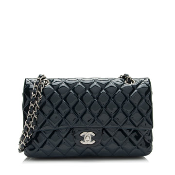 Top Quality Chanel Patent Leather Classic Medium Double Flap Bag (SHF-lLuqxa)