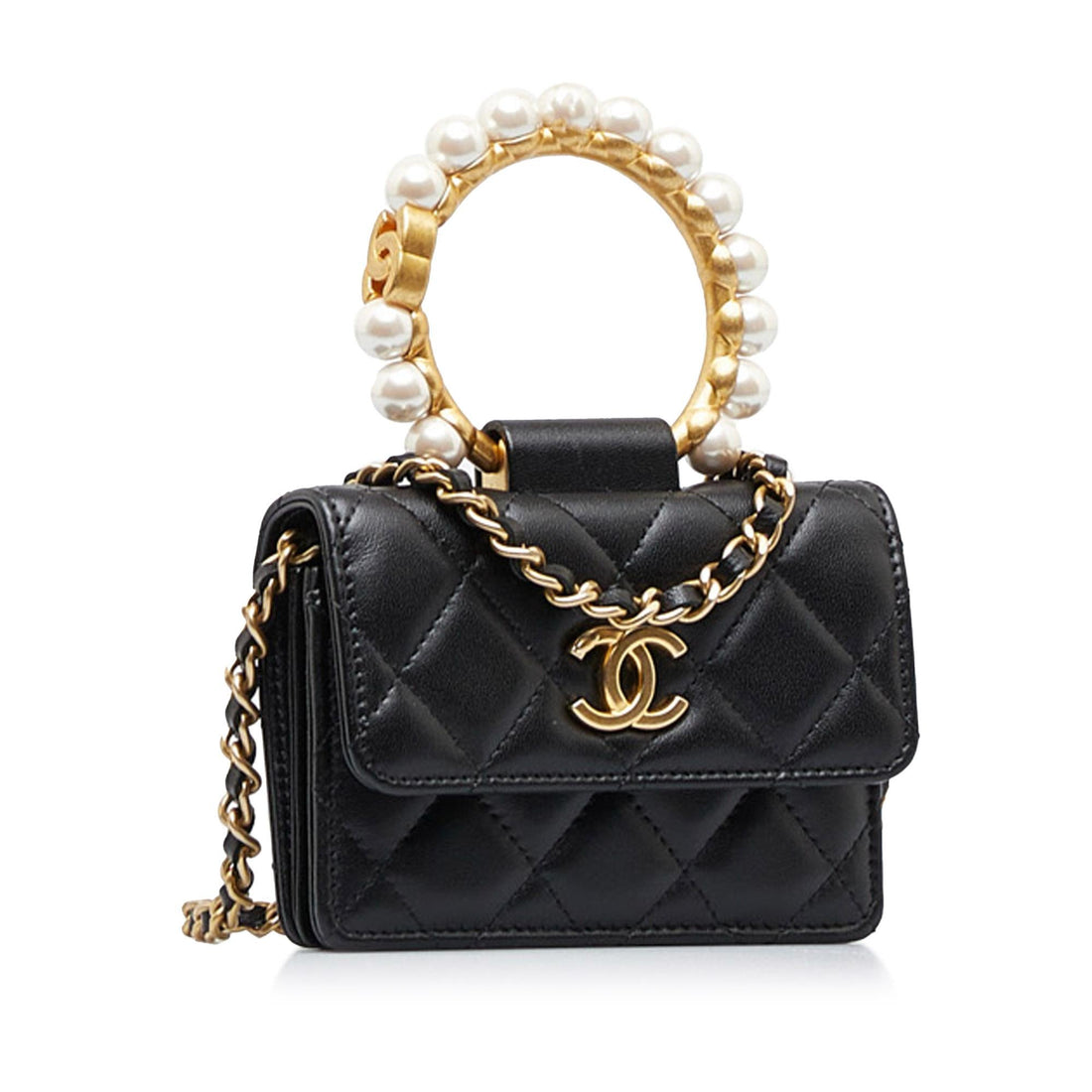 Top Quality Chanel Pearl Crown Clutch On Chain (SHG-AvIaAb)