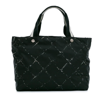 Top Quality Chanel Printed Nylon Travel Line Tote (SHG-2FLMsd)