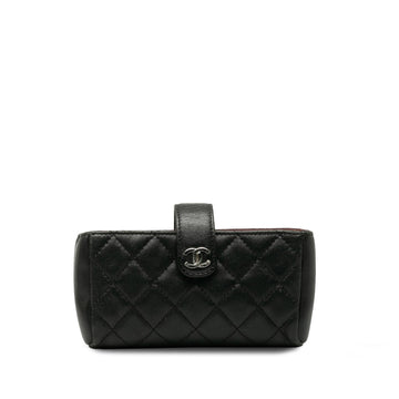 Top Quality Chanel Quilted CC O-Phone Holder Pouch (SHG-B2GsBV)