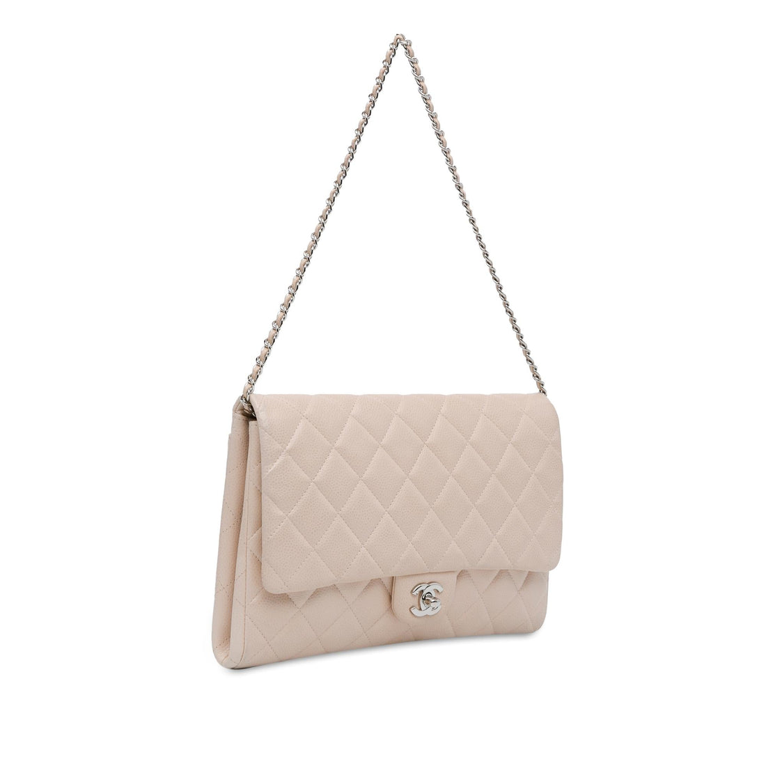 Top Quality Chanel Quilted Caviar Flap Clutch with Chain (SHG-7v4fjq)