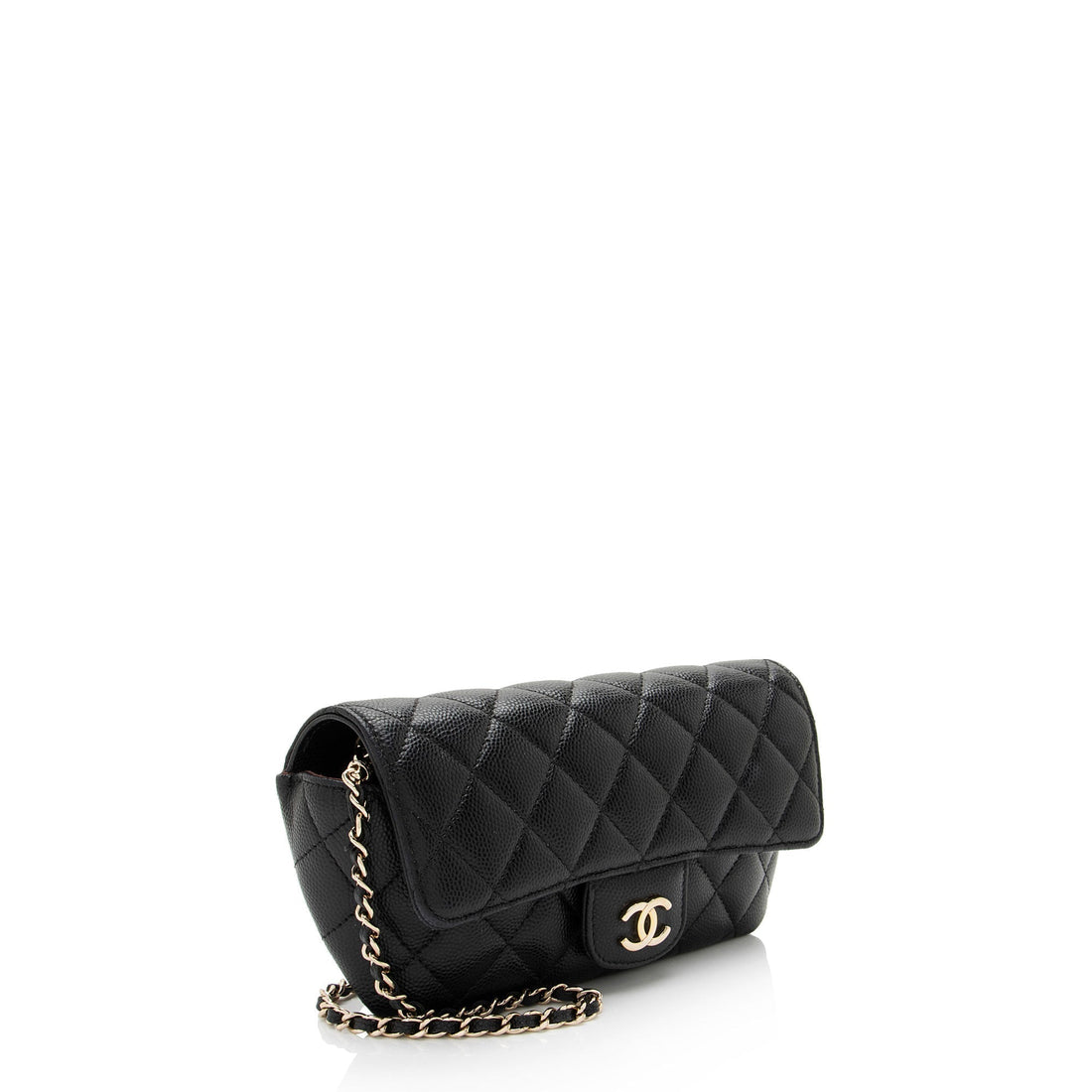 Top Quality Chanel Quilted Caviar Leather Mini Chain Bag (SHF-gYvxkq)