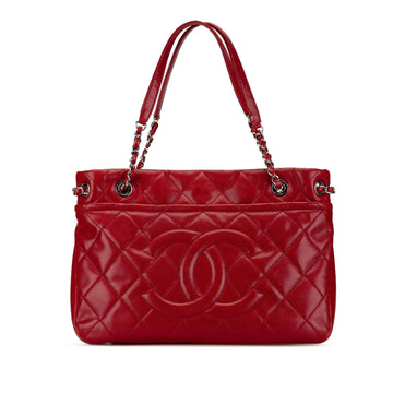 Top Quality Chanel Quilted Caviar Soft Shopper Tote (SHG-PWiTte)