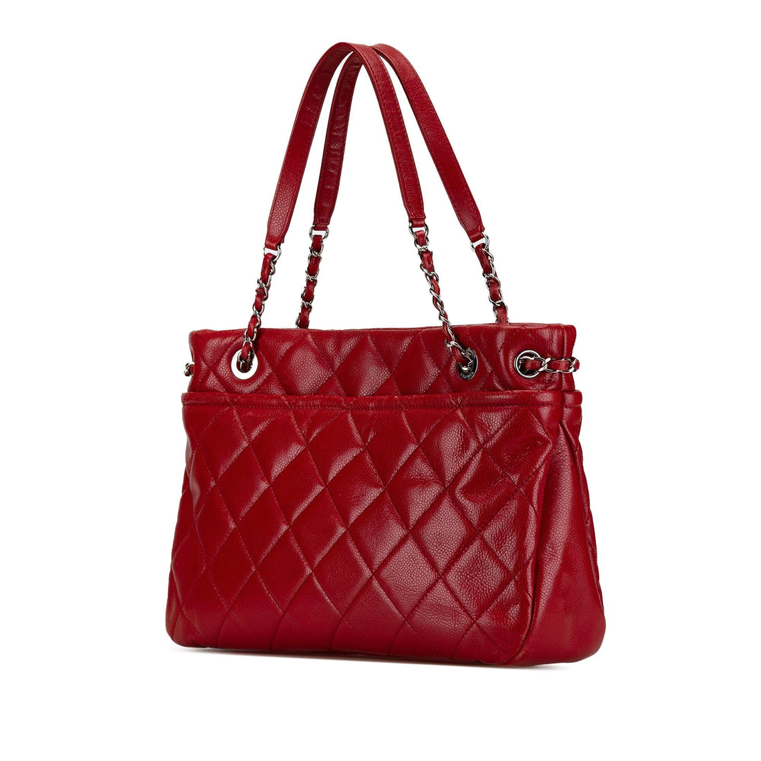Top Quality Chanel Quilted Caviar Soft Shopper Tote (SHG-PWiTte)