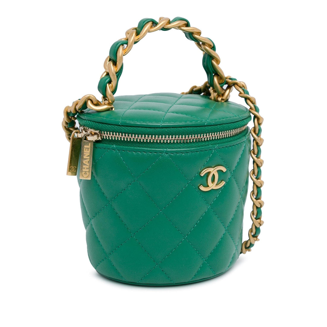 Top Quality Chanel Quilted Lambskin Afternoon Tea Vanity Case with Chain (SHG-L7I6zs)