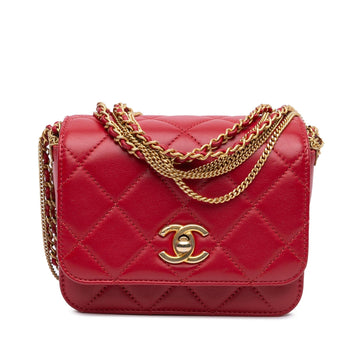 Top Quality Chanel Quilted Lambskin Cambon Multiple Chains Flap (SHG-YFVoDb)
