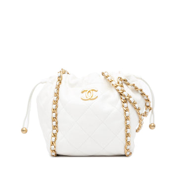 Top Quality Chanel Quilted Lambskin Chain Around Bucket Bag (SHG-phS4cC)