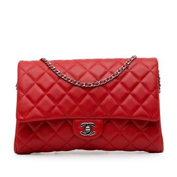 Top Quality Chanel Quilted Lambskin Flap Clutch with Chain (SHG-w0bGwq)
