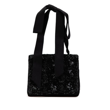 Top Quality Chanel Satin Sequin Camellia Crossbody (SHG-lNLNMR)