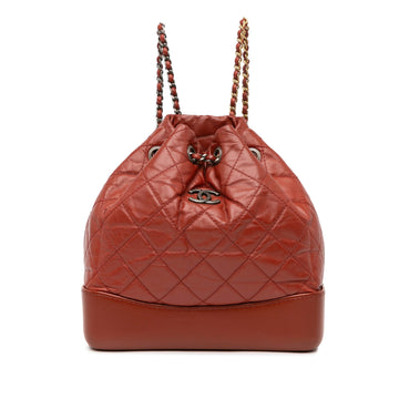 Top Quality Chanel Small Aged Calfskin Gabrielle Backpack (SHG-8ZCvnd)