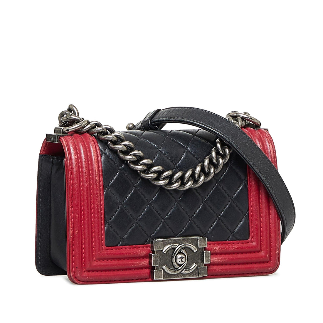 Top Quality Chanel Small Bicolor Boy (SHG-7n5nnL)