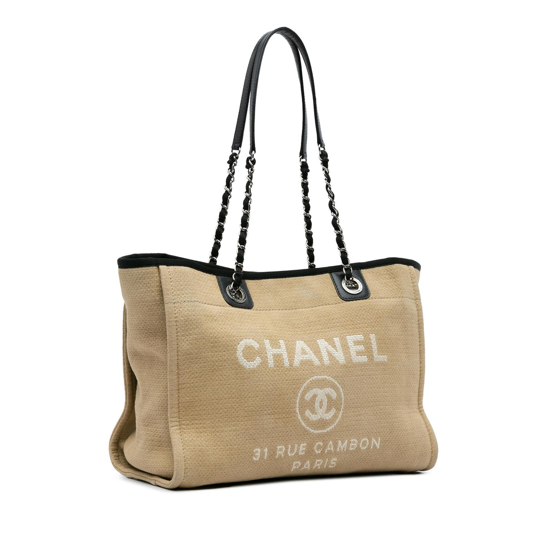 Top Quality Chanel Small Canvas Deauville Tote (SHG-2dZaWO)