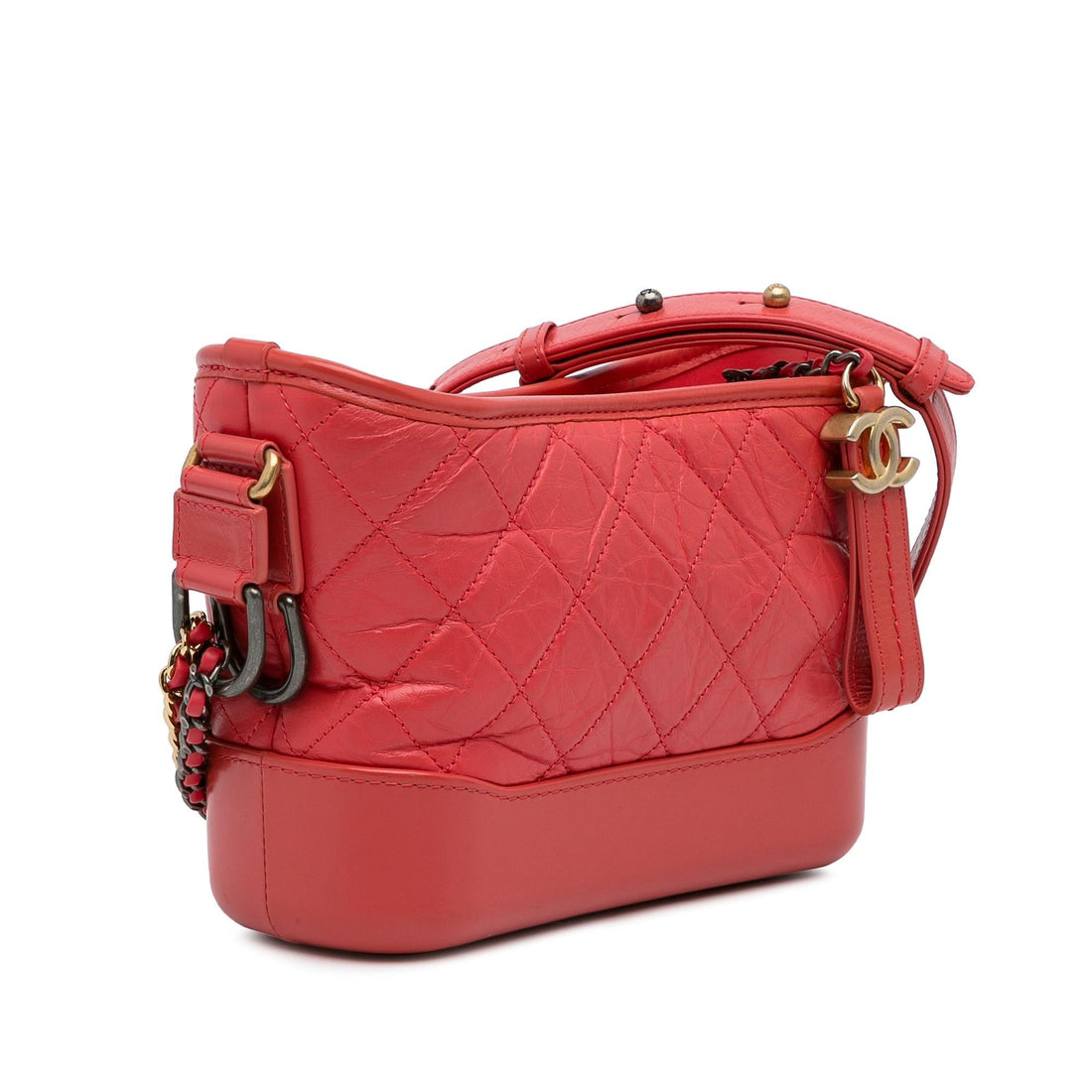 Top Quality Chanel Small Chevron Lambskin Gabrielle Crossbody (SHG-CK0Rtr)