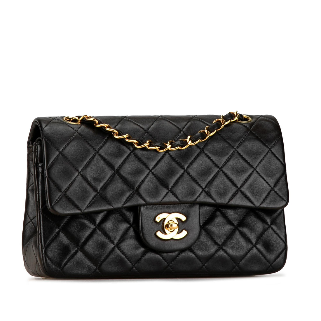 Top Quality Chanel Small Classic Lambskin Double Flap (SHG-PD17B9)