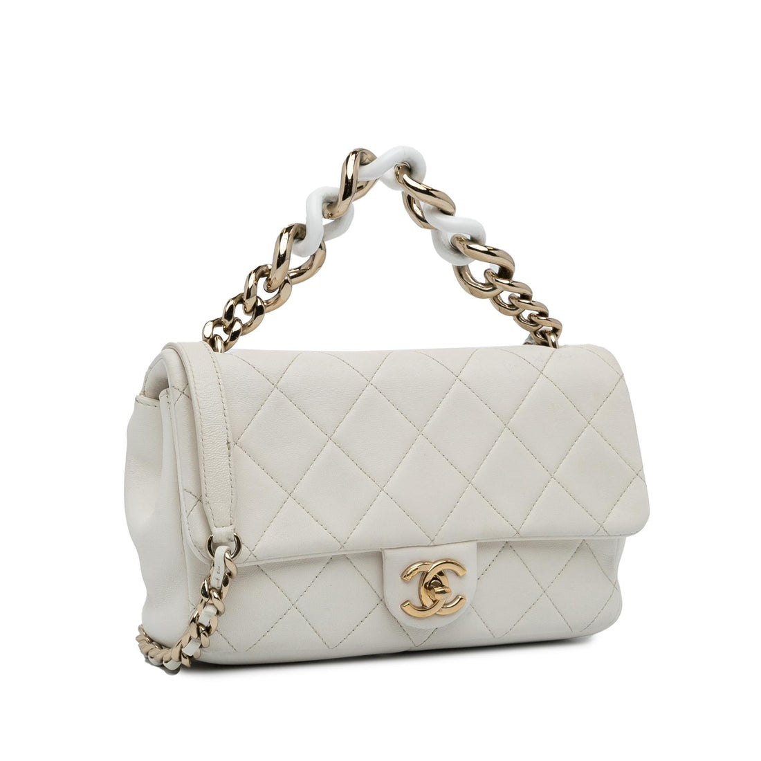 Top Quality Chanel Small Elegant Chain Single Flap (SHG-fx2KQZ)