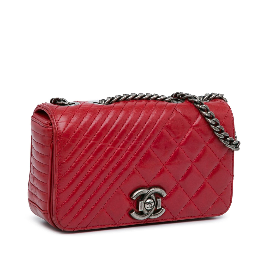 Top Quality Chanel Small Glazed Calfskin Coco Boy Flap (SHG-1nxK54)