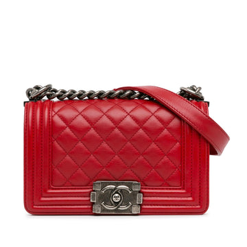 Top Quality Chanel Small Lambskin Boy Flap (SHG-S5WFuh)