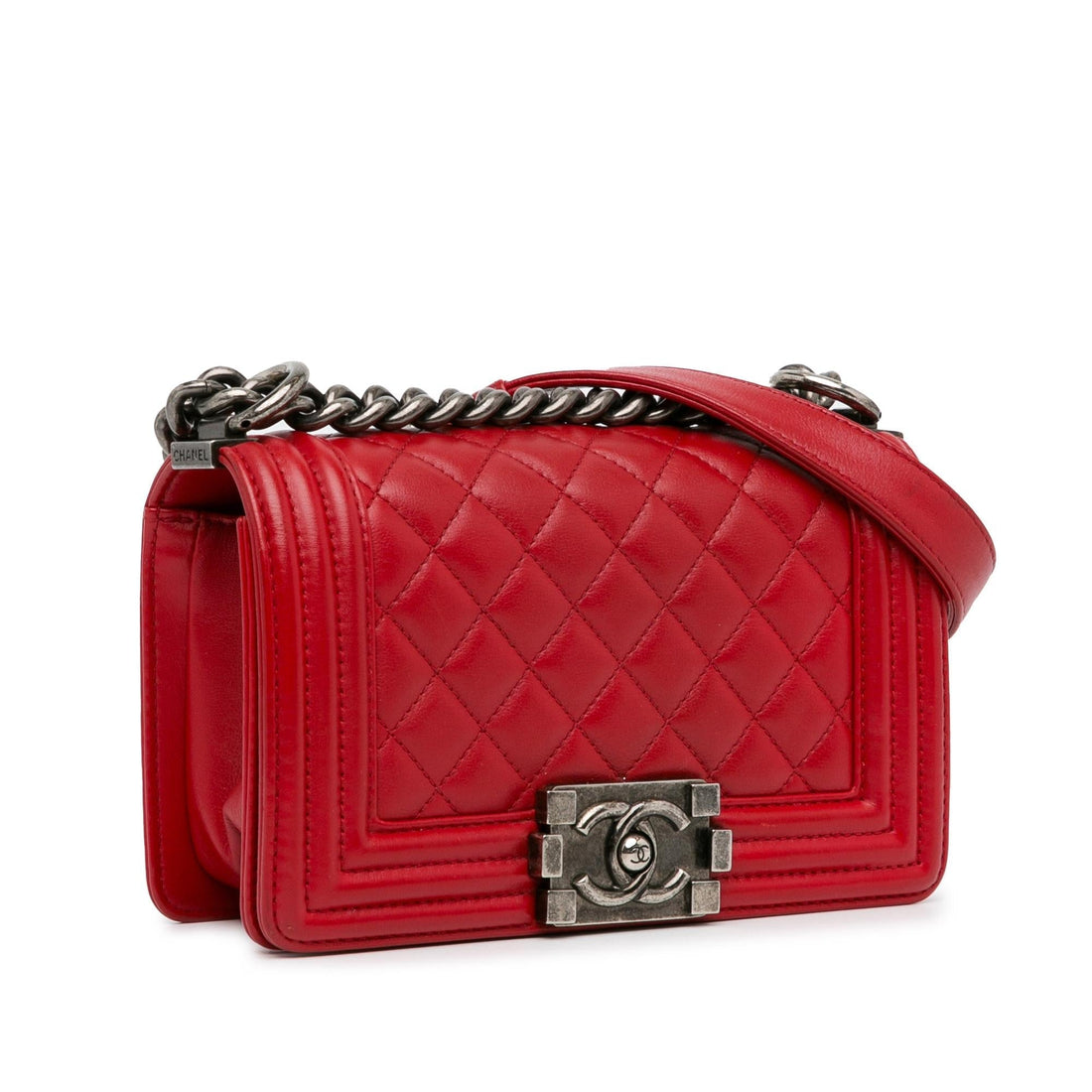 Top Quality Chanel Small Lambskin Boy Flap (SHG-S5WFuh)