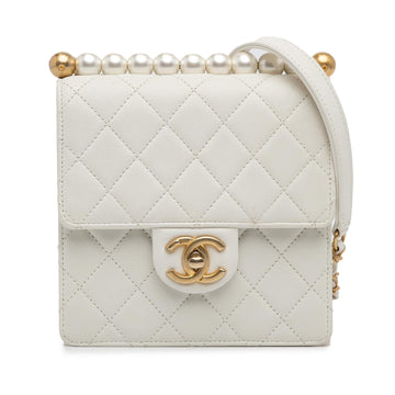 Top Quality Chanel Small Lambskin Chic Pearls Flap (SHG-xDvuPI)