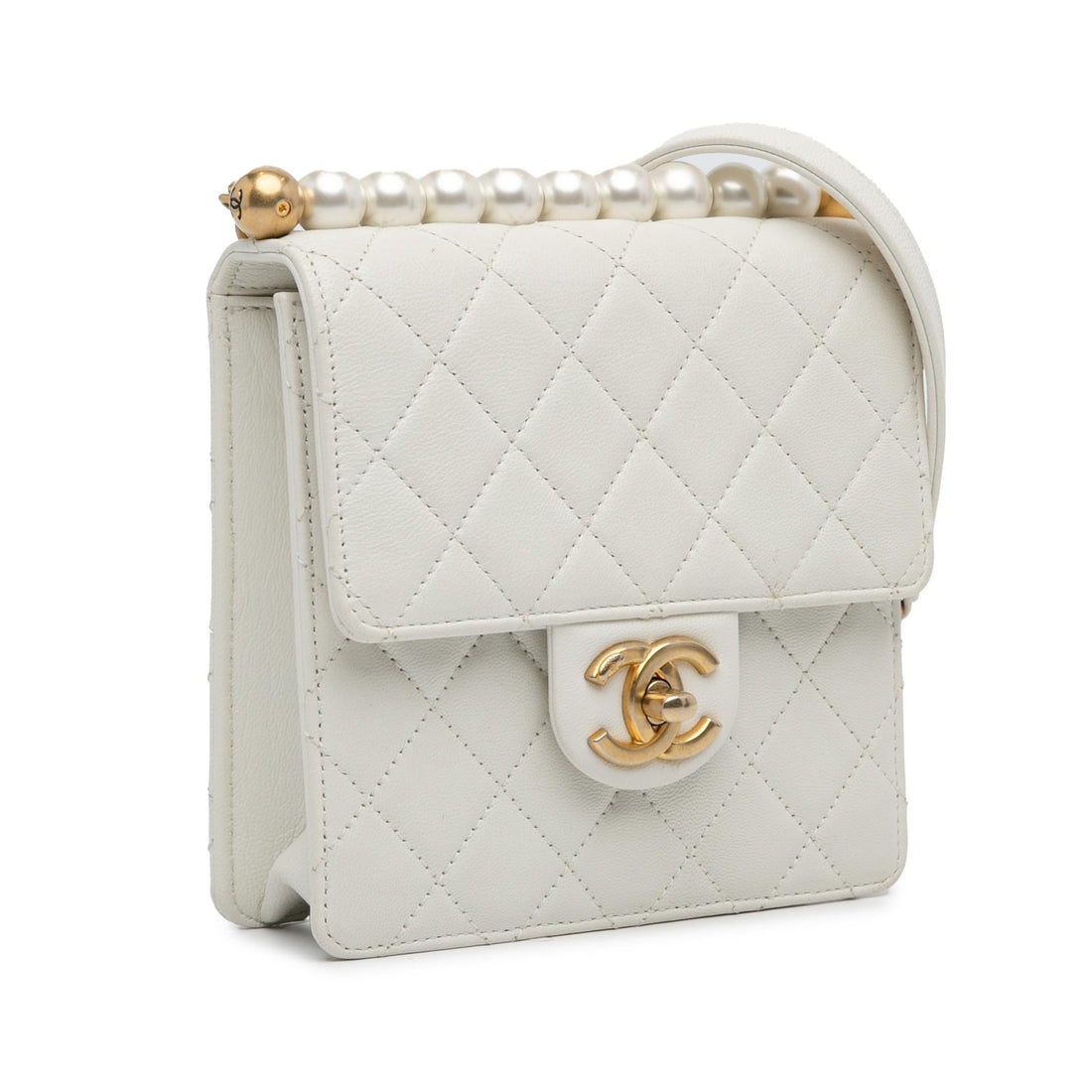 Top Quality Chanel Small Lambskin Chic Pearls Flap (SHG-xDvuPI)