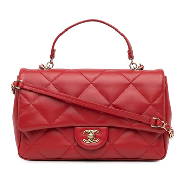 Top Quality Chanel Small Lambskin Easy Carry Flap (SHG-TT4XIm)