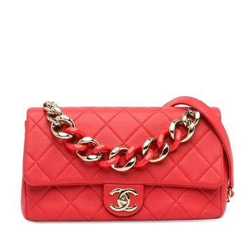 Top Quality Chanel Small Lambskin Elegant Chain Single Flap (SHG-DSIYbx)