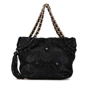 Top Quality Chanel Small Quilted Calfskin Ca D'Oro Tote (SHG-gM3OPF)