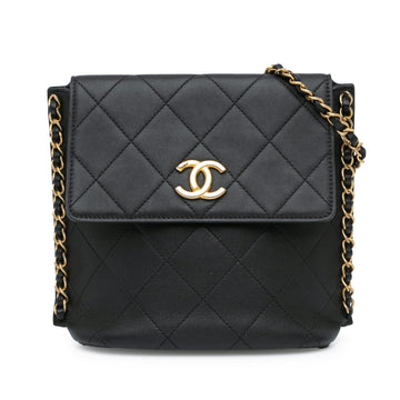 Top Quality Chanel Small Quilted Calfskin Chain Hobo Flap (SHG-Un4nYy)